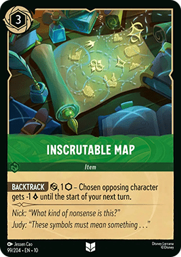 Inscrutable Map [10WHI-99] (Whispers in the Well) (Uncommon)