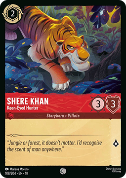 Shere Khan - Keen-Eyed Hunter [10WHI-108] (Whispers in the Well) (Common)