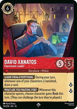 David Xanatos - Charismatic Leader [10WHI-116] (Whispers in the Well) (Super Rare)