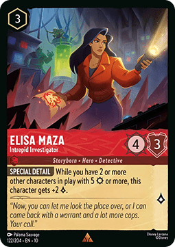 Elisa Maza - Intrepid Investigator [10WHI-122] (Whispers in the Well) (Rare)