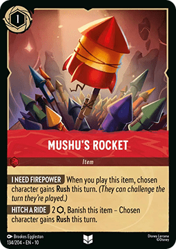 Mushu's Rocket [10WHI-134] (Whispers in the Well) (Uncommon)