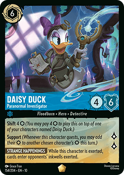 Daisy Duck - Paranormal Investigator [10WHI-154] (Whispers in the Well) (Legendary)