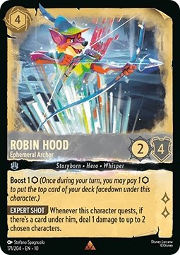 Robin Hood - Ephemeral Archer (V.1) [10WHI-171] (Whispers in the Well) (Rare)