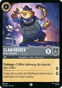 Clawhauser - Donut Detective [10WHI-175] (Whispers in the Well) (Common)
