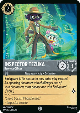 Inspector Tezuka - Resolute Officer [10WHI-177] (Whispers in the Well) (Common)