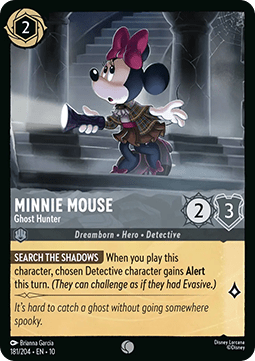 Minnie Mouse - Ghost Hunter (V.1) [10WHI-181] (Whispers in the Well) (Common)