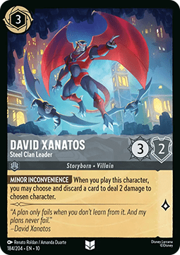 David Xanatos - Steel Clan Leader [10WHI-184] (Whispers in the Well) (Uncommon)