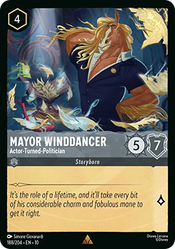 Mayor Winddancer - Actor-Turned-Politician [10WHI-188] (Whispers in the Well) (Rare)