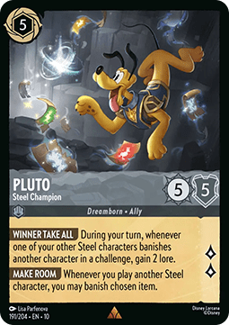 Pluto - Steel Champion [10WHI-191] (Whispers in the Well) (Rare)