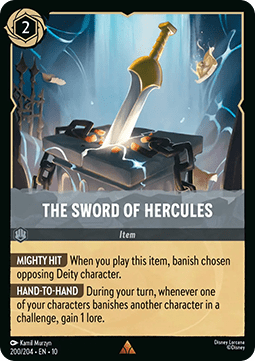 The Sword of Hercules (V.1) [10WHI-200] (Whispers in the Well) (Rare)