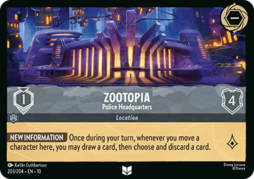 Zootopia - Police Headquarters [10WHI-203] (Whispers in the Well) (Uncommon)