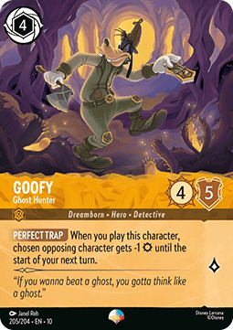 Goofy - Ghost Hunter (V.2) [10WHI-205] (Whispers in the Well) (Epic)