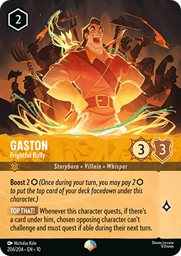 Gaston - Frightful Bully (V.2) [10WHI-206] (Whispers in the Well) (Epic)