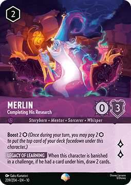 Merlin - Completing His Research (V.2) [10WHI-209] (Whispers in the Well) (Epic)