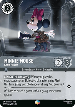 Minnie Mouse - Ghost Hunter (V.2) [10WHI-220] (Whispers in the Well) (Epic)