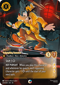 Goofy - Galumphing Gumshoe (V.2) [10WHI-223] (Whispers in the Well) (Enchanted)
