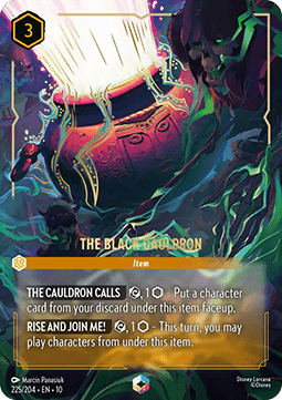 The Black Cauldron (V.2) [10WHI-225] (Whispers in the Well) (Enchanted)