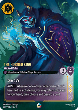 The Horned King - Wicked Ruler (V.2) [10WHI-226] (Whispers in the Well) (Enchanted)