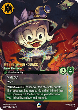Webby Vanderquack - Junior Prospector (V.2) [10WHI-229] (Whispers in the Well) (Enchanted)