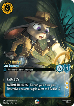 Judy Hopps - Lead Detective (V.2) [10WHI-235] (Whispers in the Well) (Enchanted)