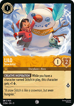 Lilo - Snow Artist [11WSP-2] (Winterspell) (Common)
