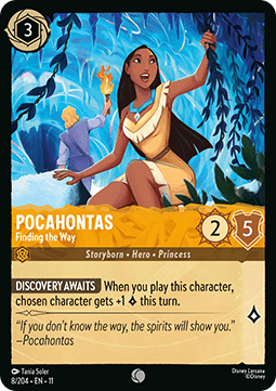 Pocahontas - Finding the Way [11WSP-8] (Winterspell) (Common)
