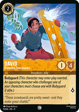 David - Protective Snowboarder [11WSP-9] (Winterspell) (Common)