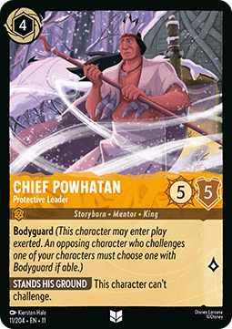 Chief Powhatan - Protective Leader [11WSP-11] (Winterspell) (Uncommon)