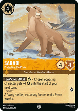 Sarabi - Protecting the Pride [11WSP-12] (Winterspell) (Common)