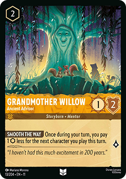 Grandmother Willow - Ancient Advisor (V.1) [11WSP-13] (Winterspell) (Uncommon)