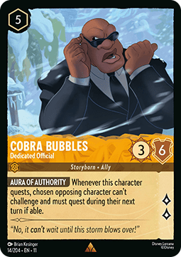 Cobra Bubbles - Dedicated Official [11WSP-14] (Winterspell) (Rare)