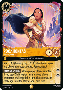 Pocahontas - Peacekeeper (V.1) [11WSP-22] (Winterspell) (Legendary)