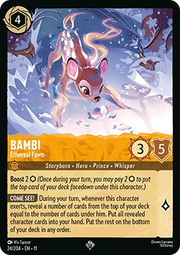 Bambi - Ethereal Fawn [11WSP-24] (Winterspell) (Super Rare)