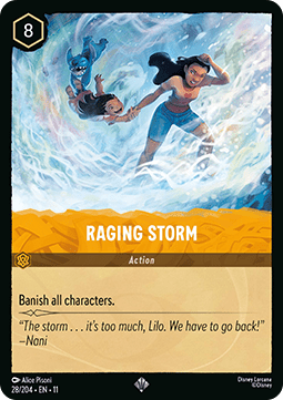 Raging Storm (V.1) [11WSP-28] (Winterspell) (Super Rare)