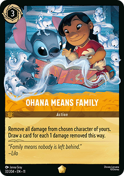 Ohana Means Family (V.1) [11WSP-32] (Winterspell) (Legendary)