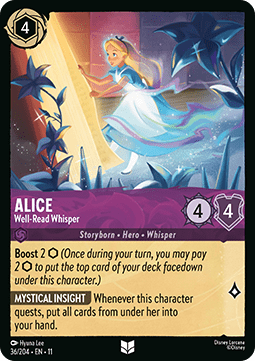 Alice - Well-Read Whisper [11WSP-36] (Winterspell) (Uncommon)
