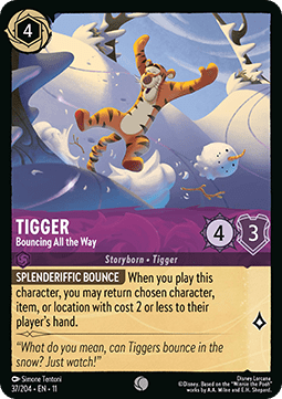 Tigger - Bouncing All the Way (V.1) [11WSP-37] (Winterspell) (Common)