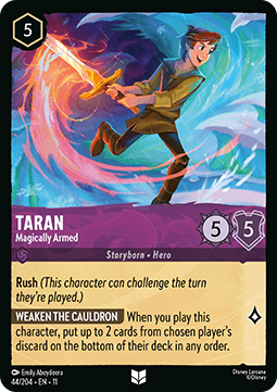Taran - Magically Armed [11WSP-44] (Winterspell) (Uncommon)