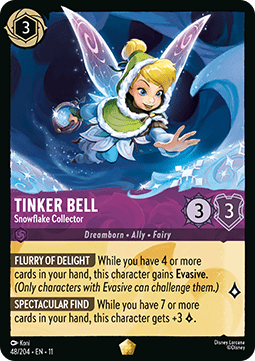 Tinker Bell - Snowflake Collector [11WSP-48] (Winterspell) (Legendary)
