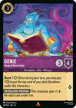 Genie - Magical Researcher (V.1) [11WSP-49] (Winterspell) (Rare)