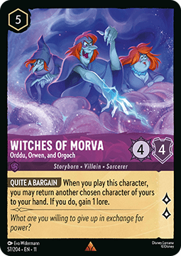 Witches of Morva - Orddu, Orwen, and Orgoch [11WSP-57] (Winterspell) (Rare)