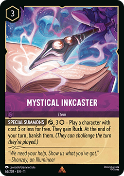 Mystical Inkcaster [11WSP-66] (Winterspell) (Rare)