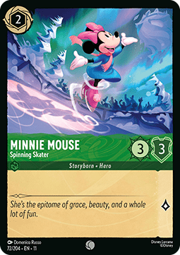 Minnie Mouse - Spinning Skater [11WSP-72] (Winterspell) (Common)