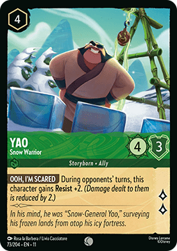 Yao - Snow Warrior [11WSP-73] (Winterspell) (Common)