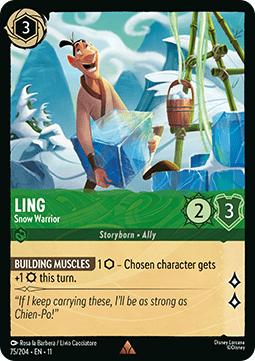 Ling - Snow Warrior [11WSP-75] (Winterspell) (Rare)