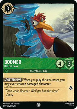 Boomer - Has the Beak [11WSP-76] (Winterspell) (Common)