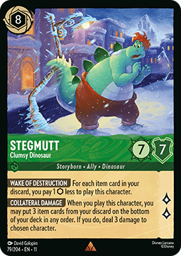 Stegmutt - Clumsy Dinosaur [11WSP-79] (Winterspell) (Rare)
