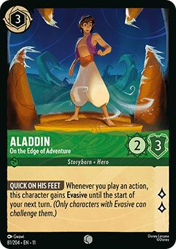 Aladdin - On the Edge of Adventure (V.1) [11WSP-81] (Winterspell) (Common)