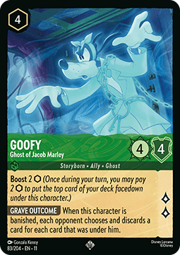 Goofy - Ghost of Jacob Marley [11WSP-83] (Winterspell) (Super Rare)