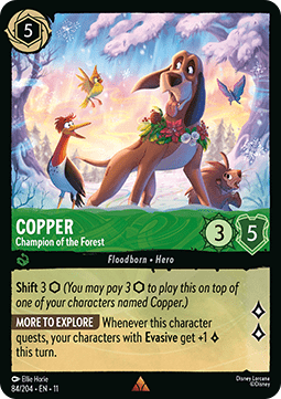 Copper - Champion of the Forest [11WSP-84] (Winterspell) (Rare)